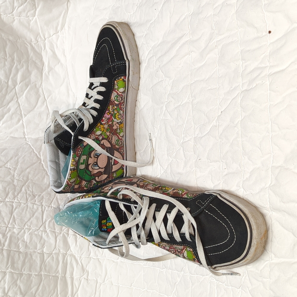 Vans Nintendo Mario Sk8-Hi Shoes Men's Size 10.5